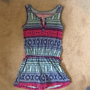 The  children’s place Aztec blue pink romper